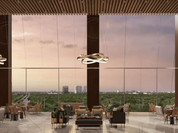 The-Sky-Merida-Oficinas-En-Venta-en-Yucatan-Torre-Corporativa-Lobby